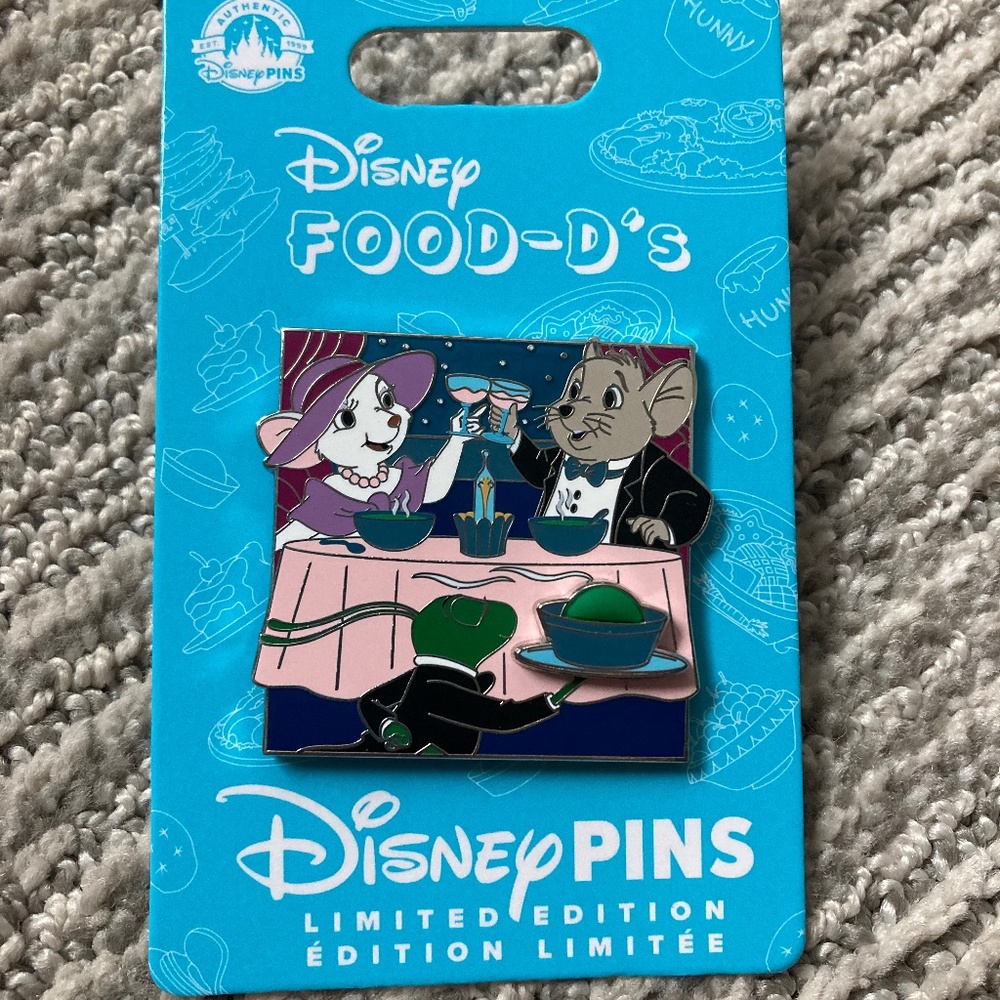 The Rescuers Disney Branded Pin NWT